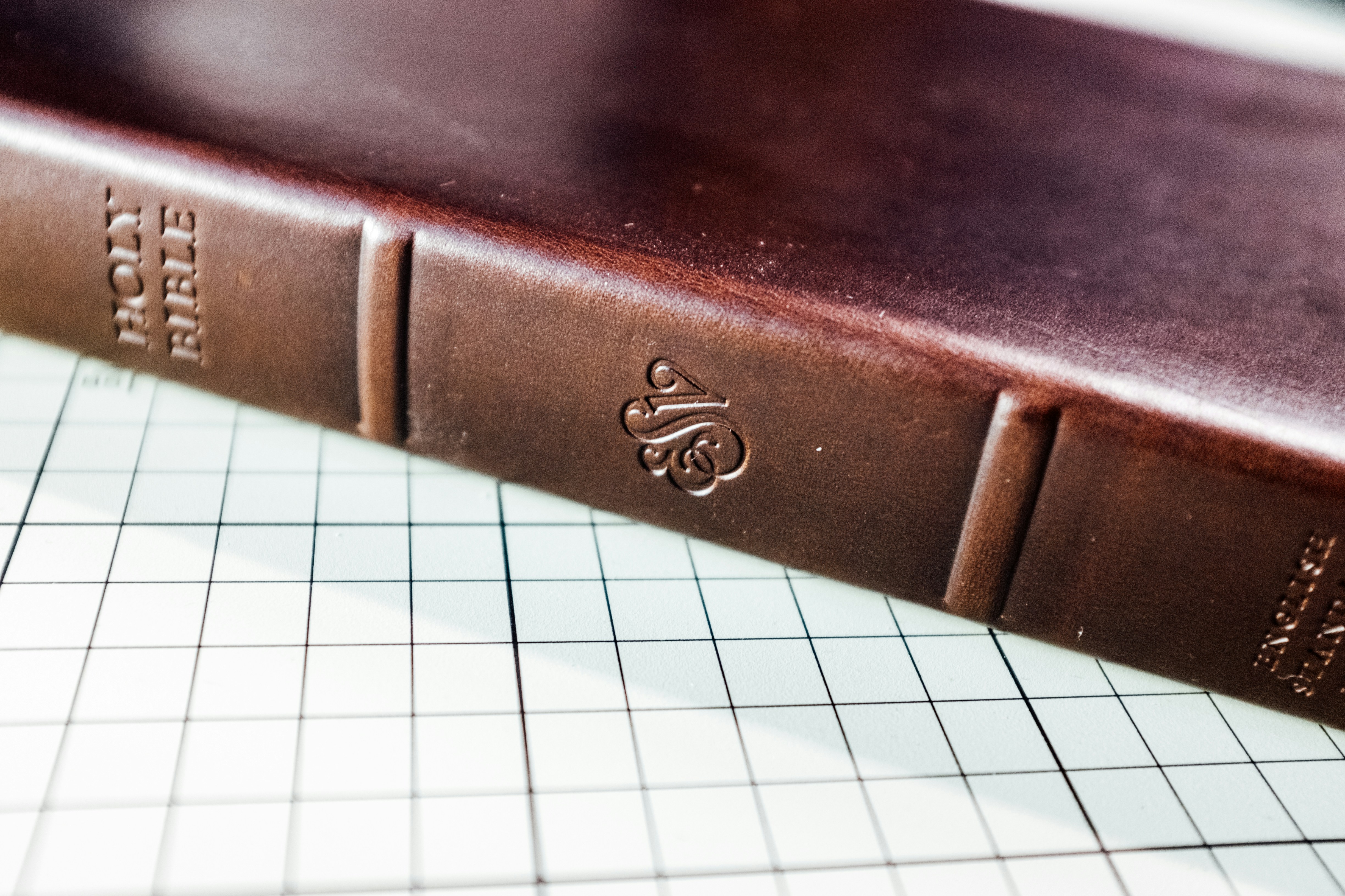 a brown leather wallet