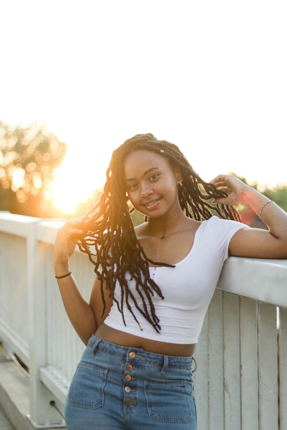 a woman posing for a picture