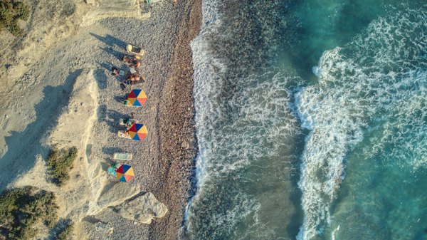 A group of people on a beach — Kos, Greece