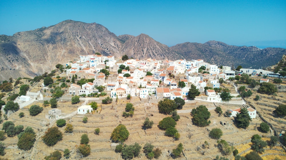 a town in the mountains