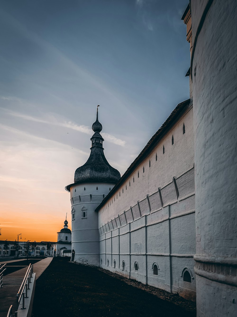 a building with a tower