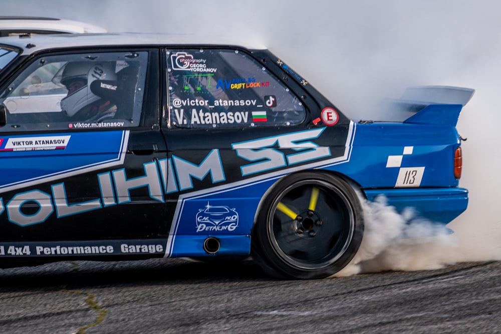 a race car on a track