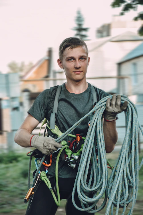 a person holding a sword