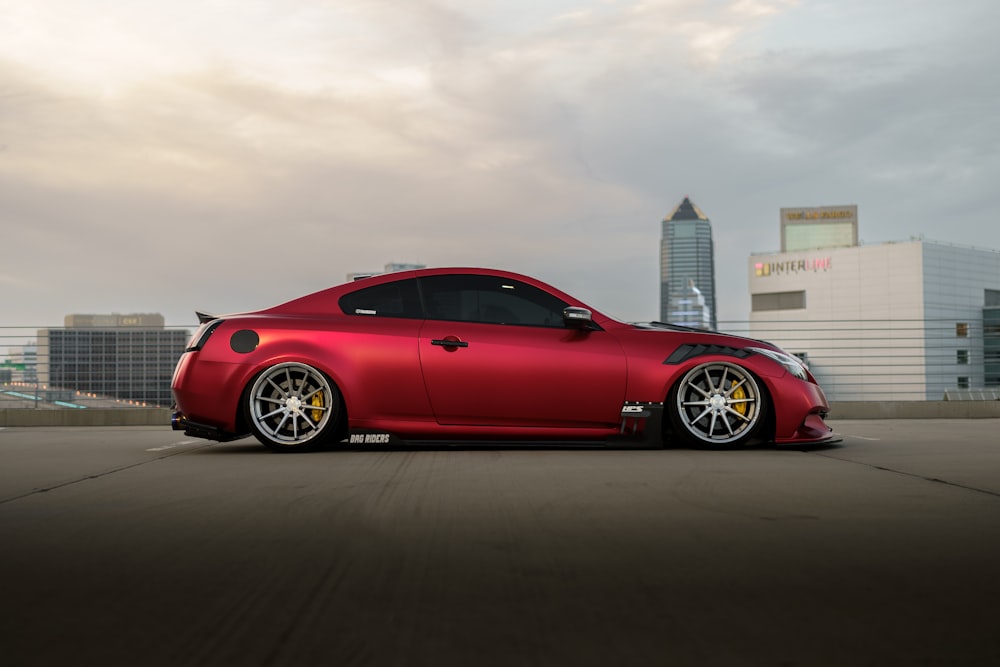 a red sports car