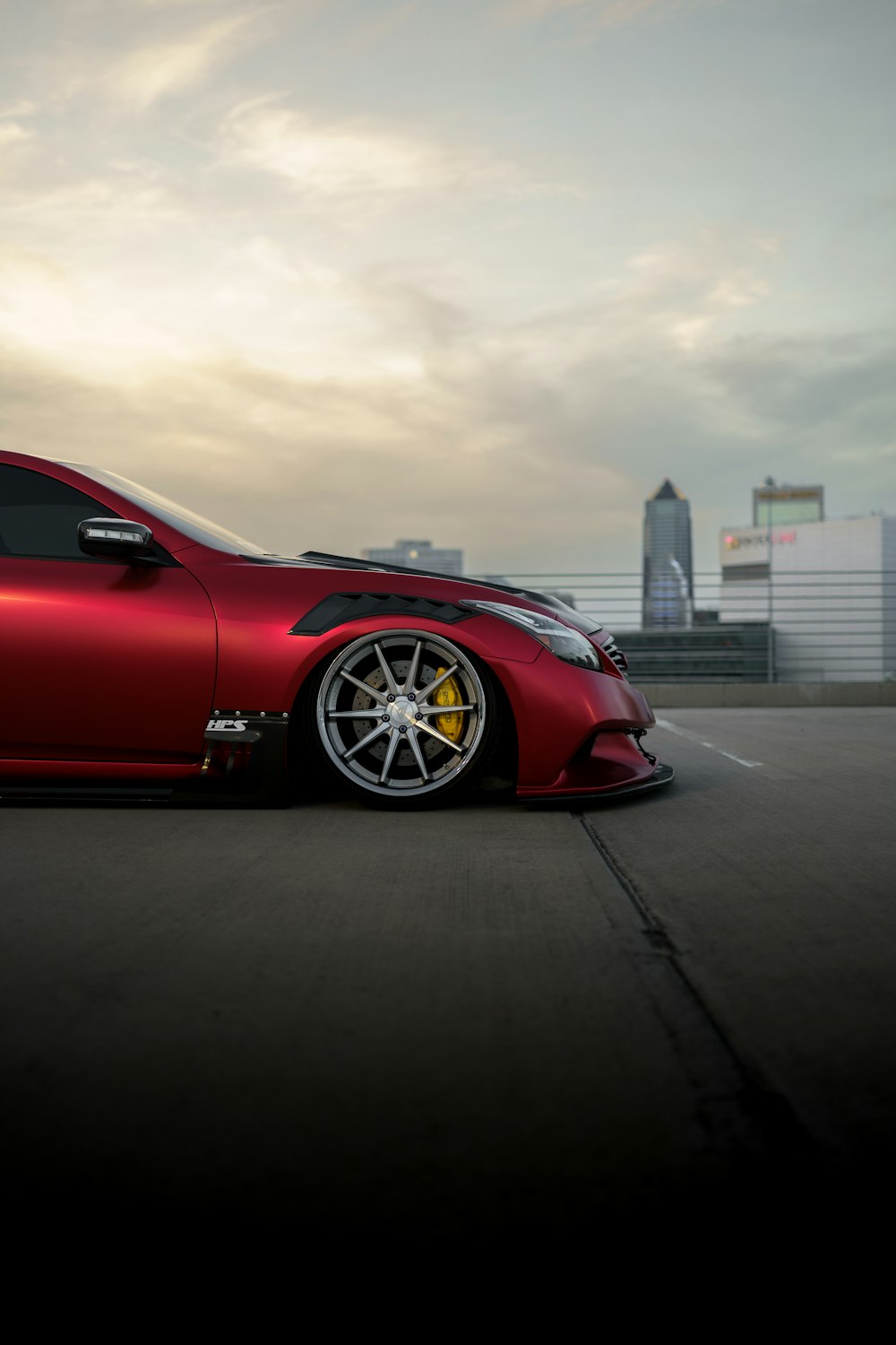 a red sports car