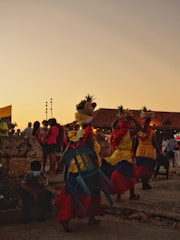 a group of people in clothing
