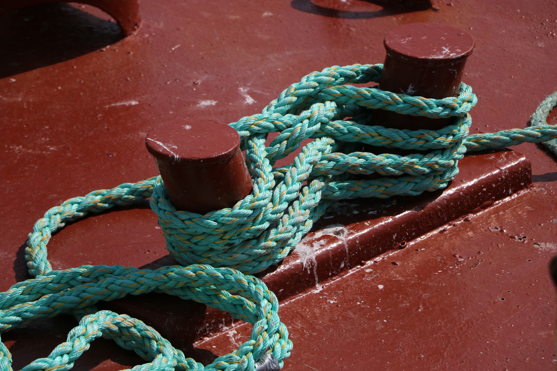 a pile of rope