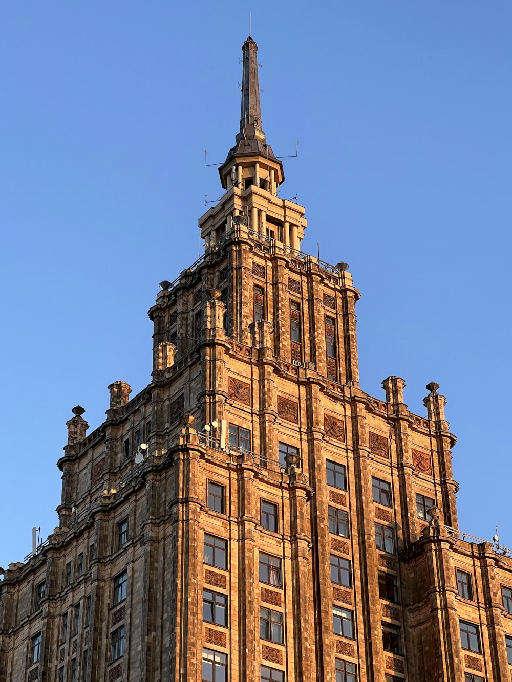 a tall building with a clock tower
