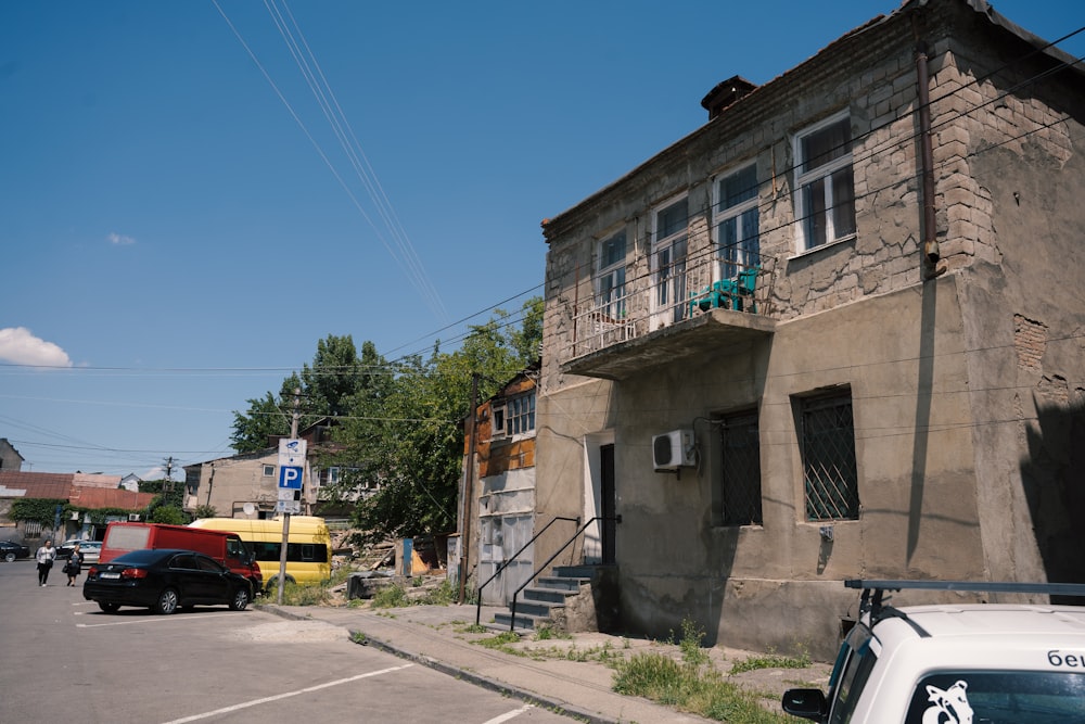 a building with a staircase