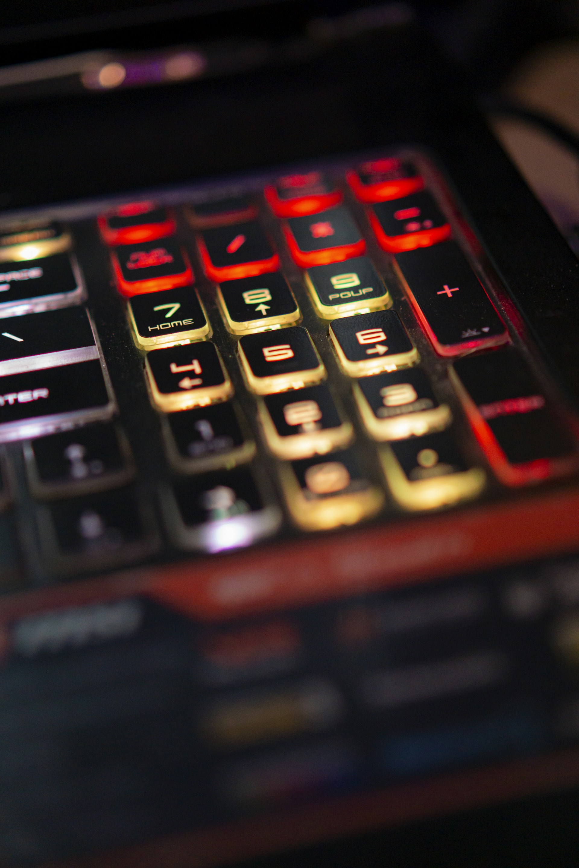 a close up of a keyboard