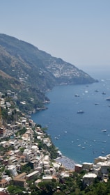 a city next to a body of water