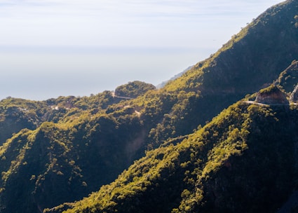 A scenic view of a Colombian landscape with mountains and lush greenery.