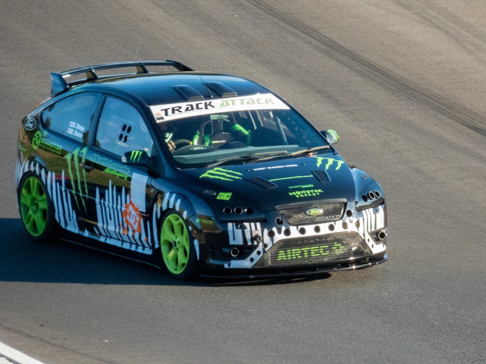 a race car on a track