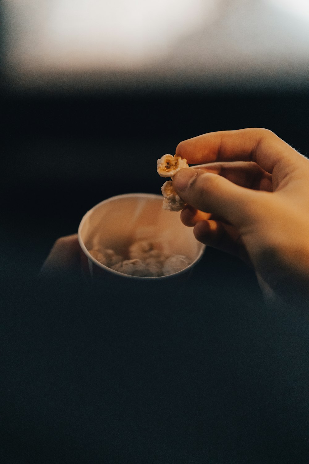 a hand holding a small crab