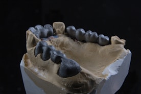 a close-up of a rock