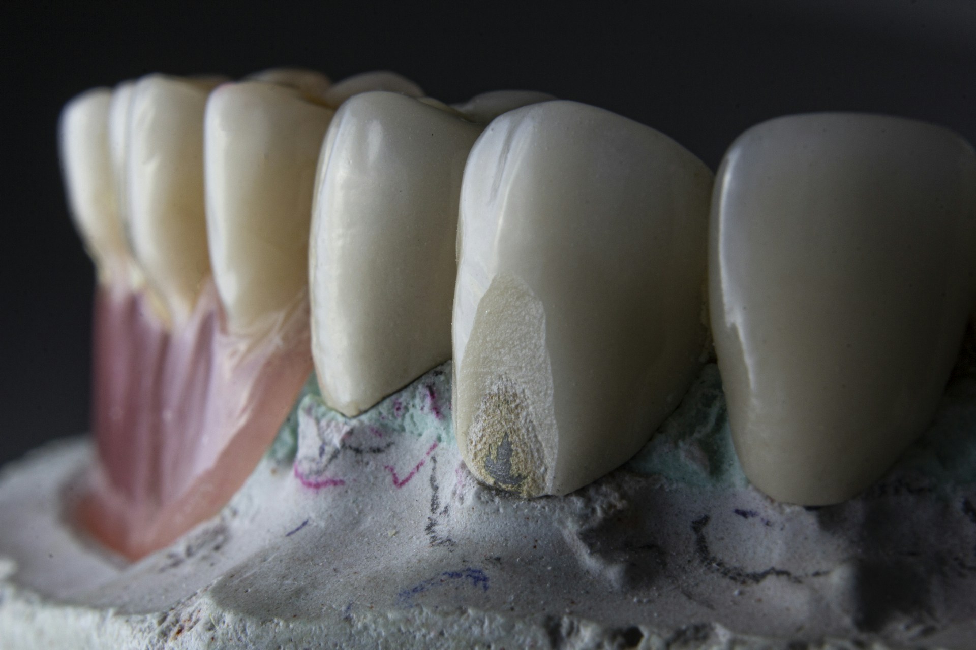 a group of white objects