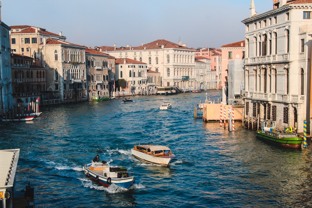 boats in a canal