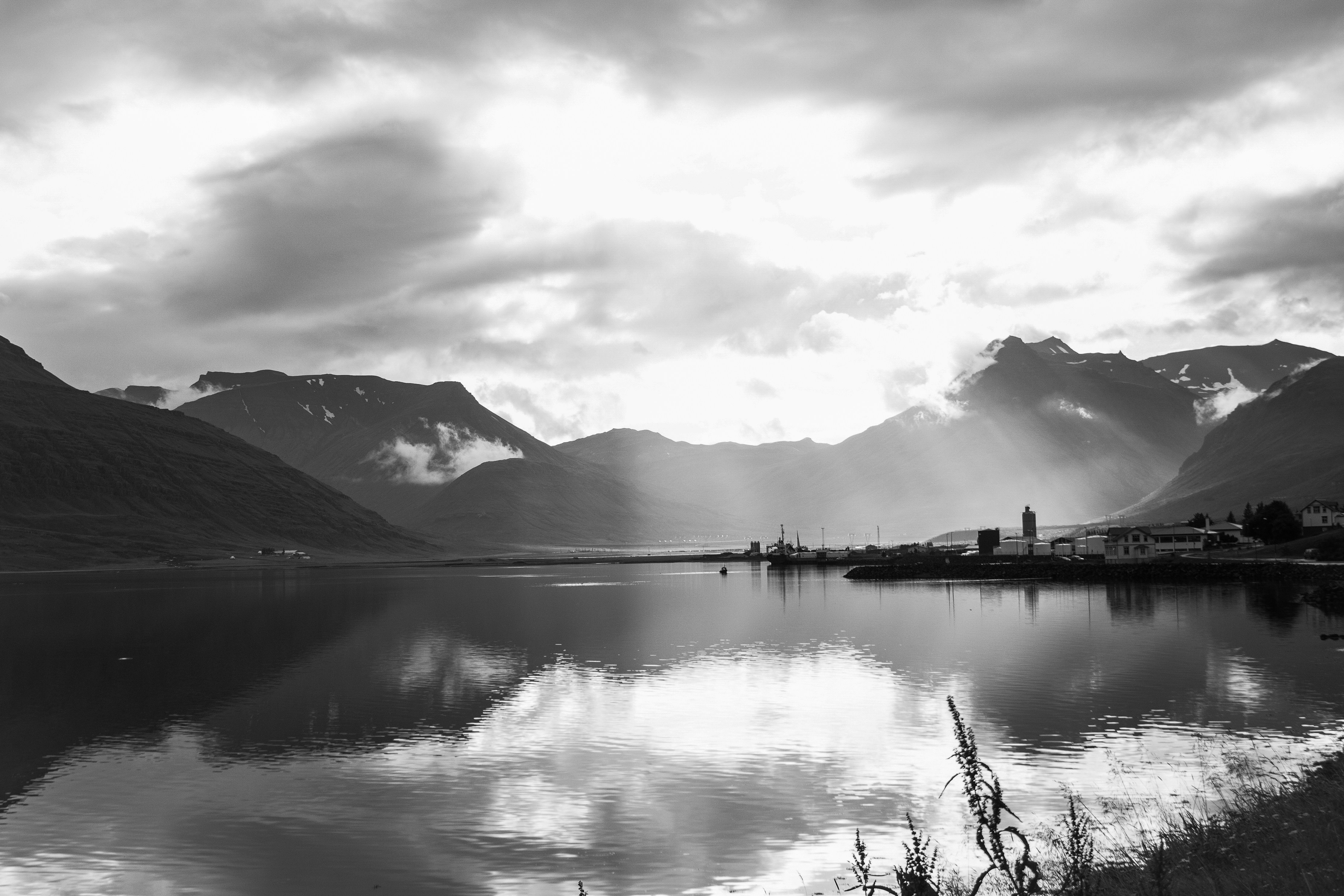Waterfront view of Eskifjordur