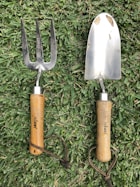a couple of metal objects with a metal object on top of them