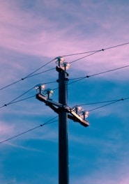 a power line with many wires