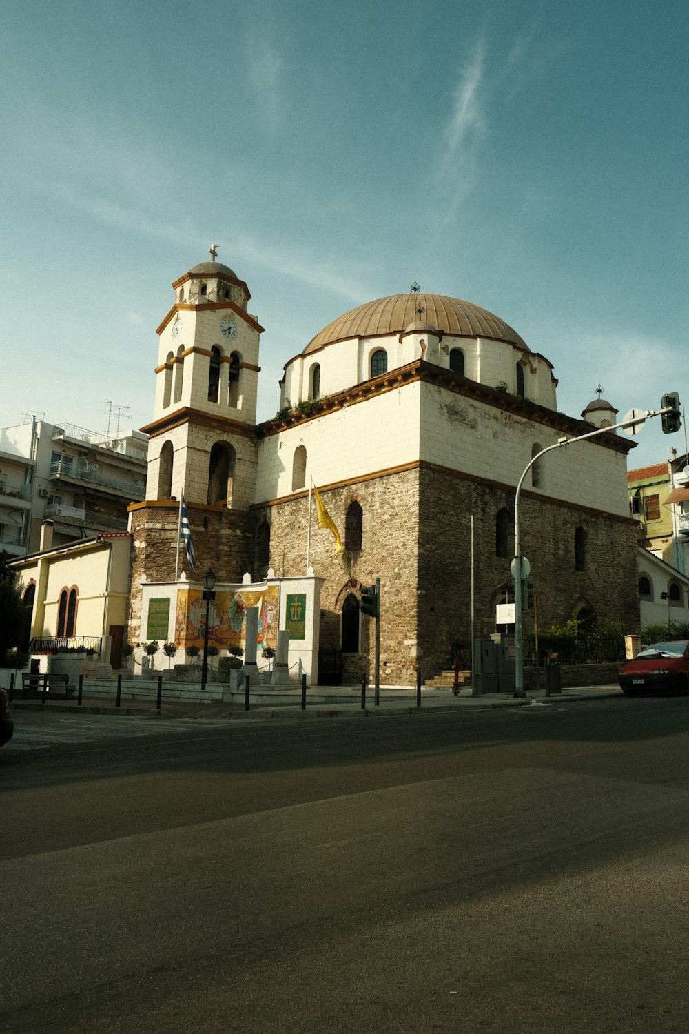 a large building with a domed roof