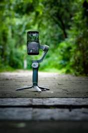 a camera on a table