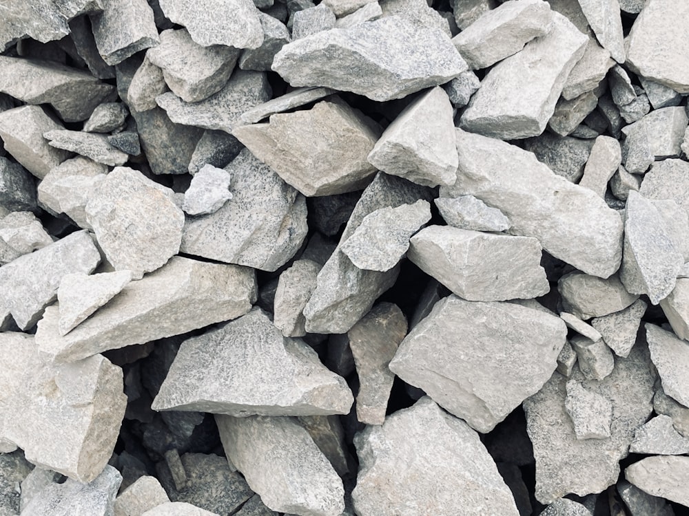 a pile of rocks