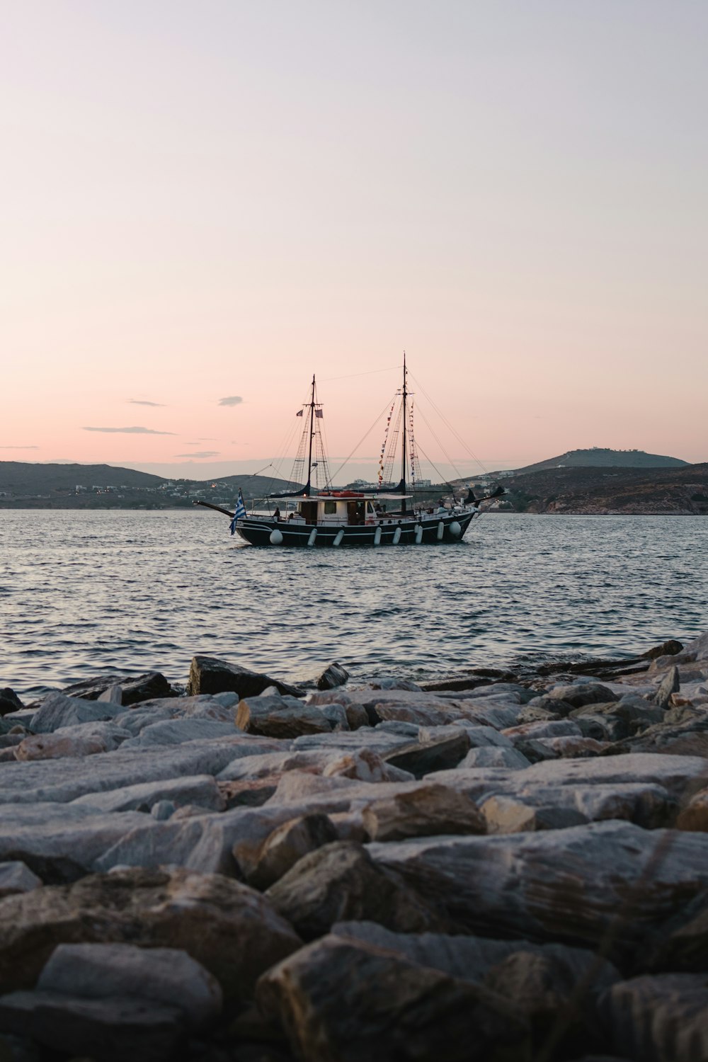 a boat in the water