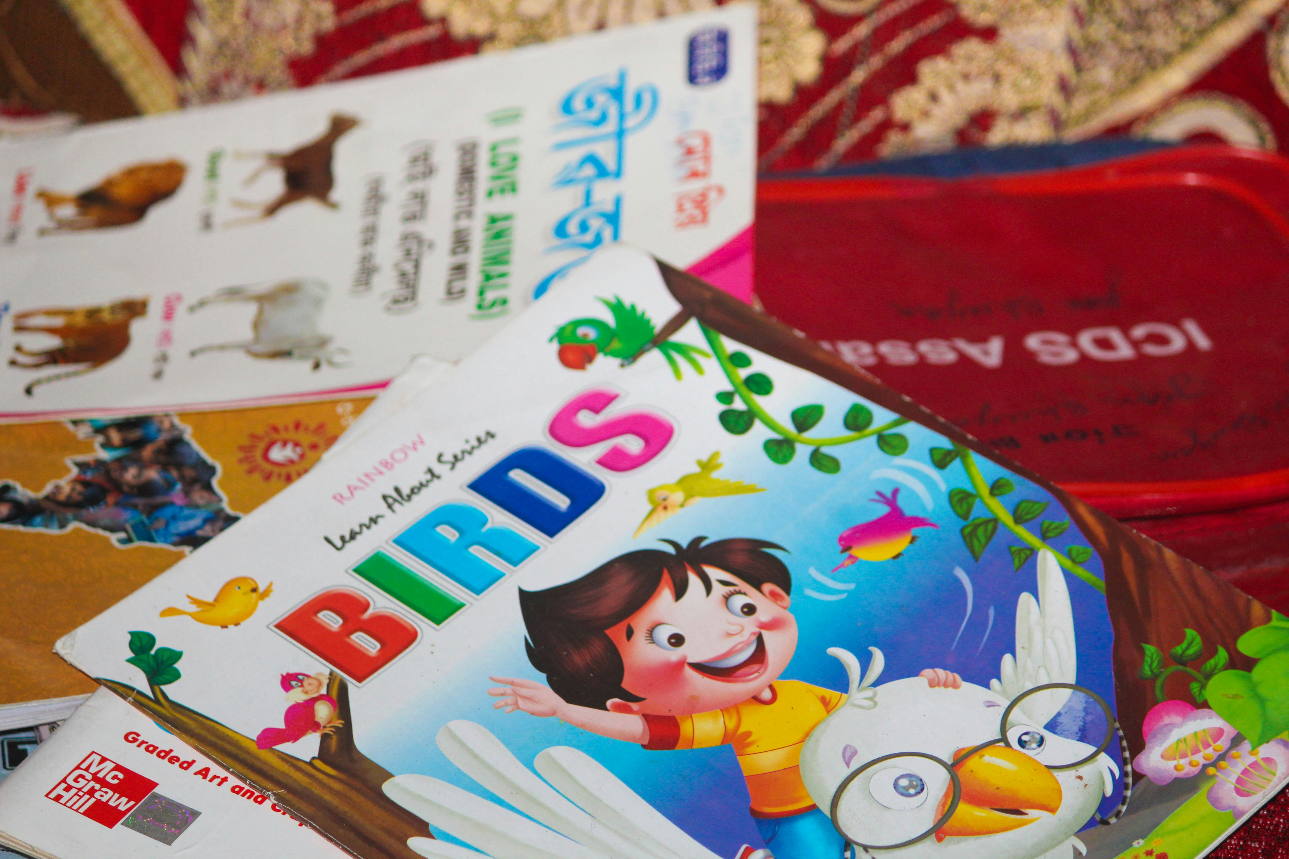 a group of children's books