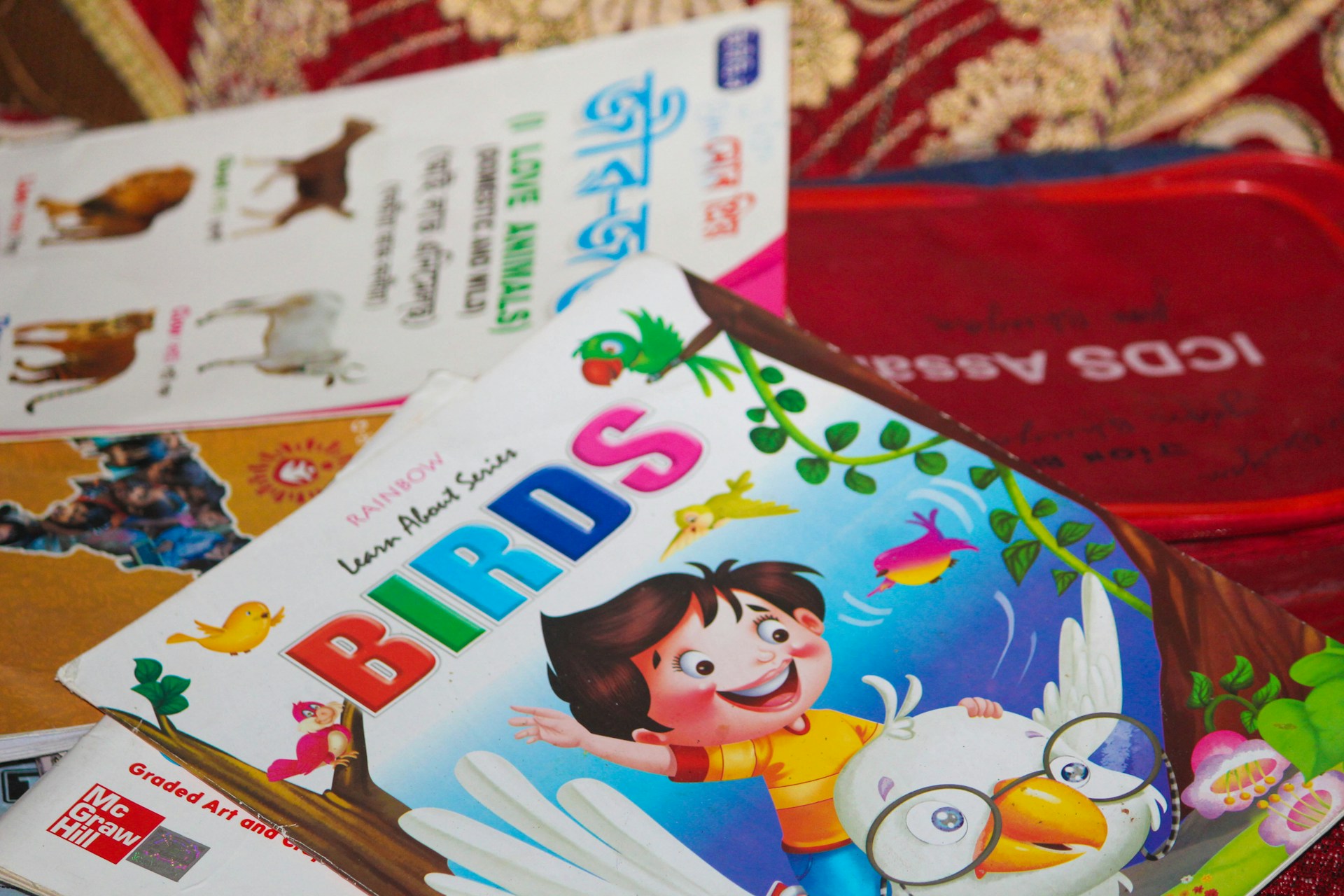 a group of children's books