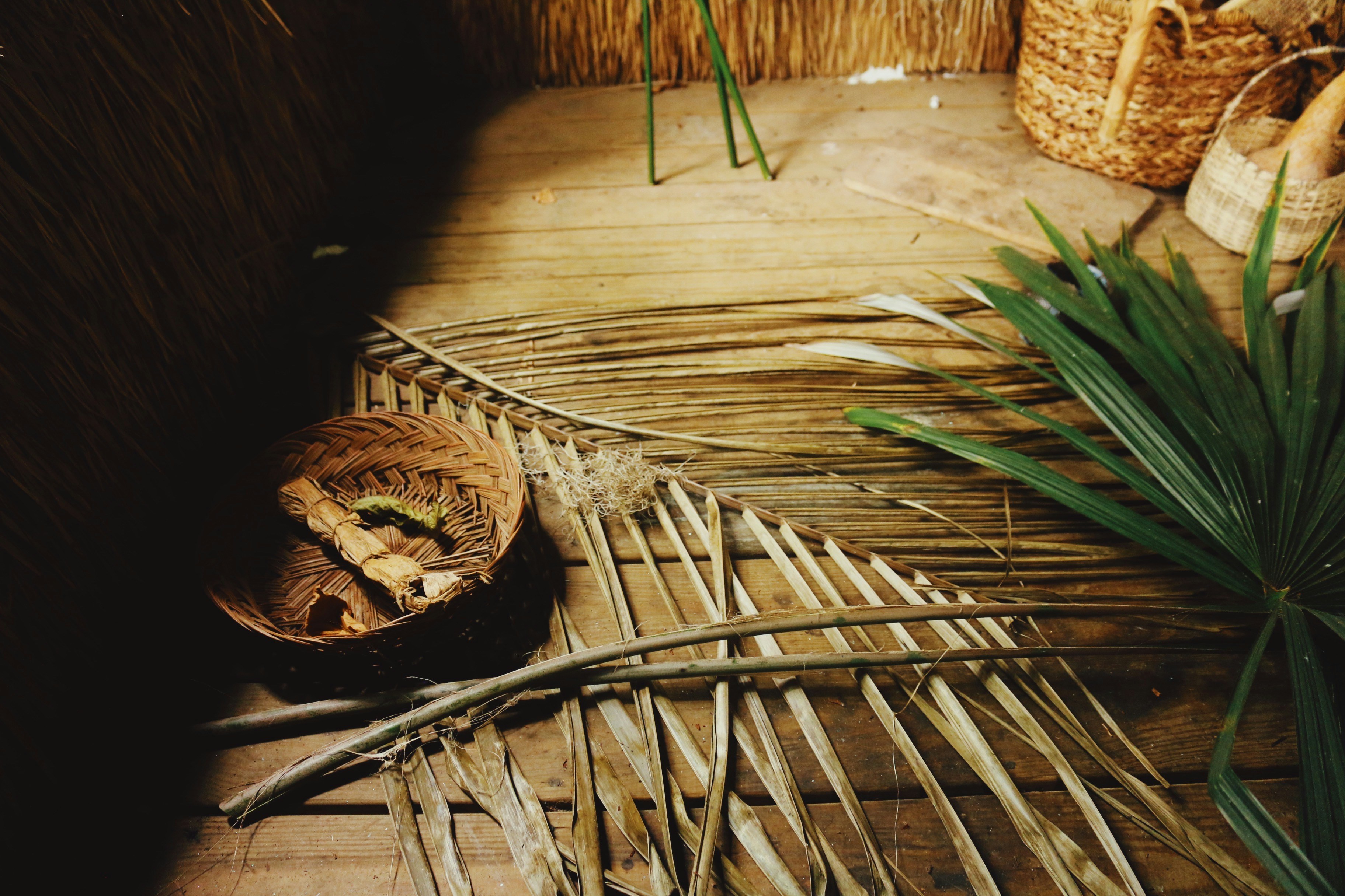 Coconut Leaf Basket