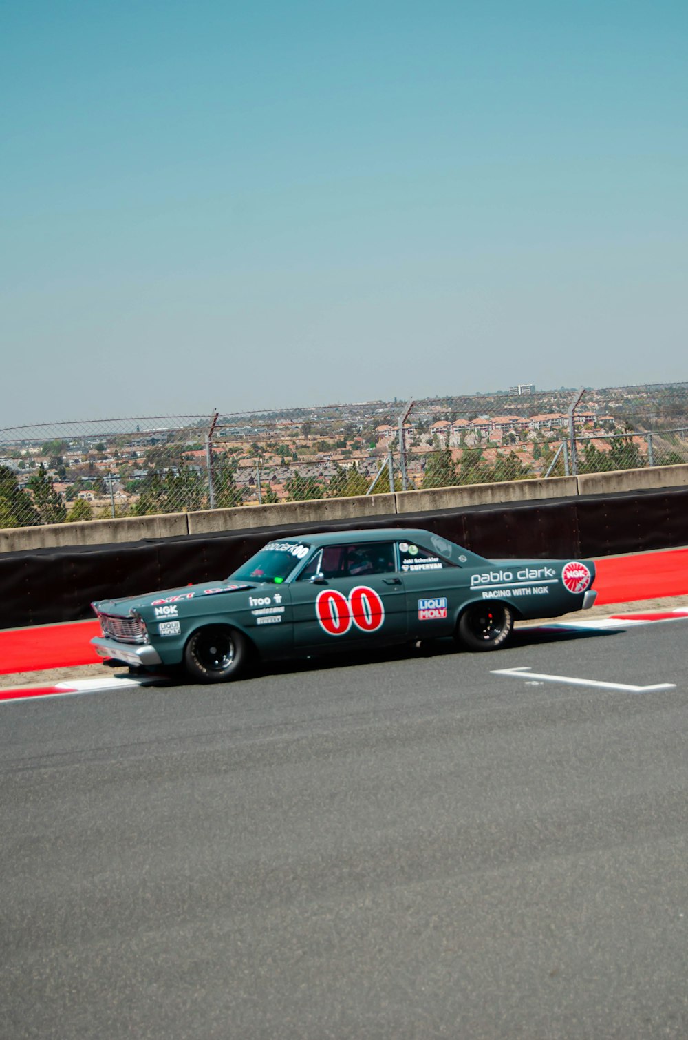 a race car on a track