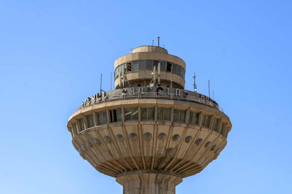 a round tower with a round top