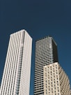 a couple of tall buildings