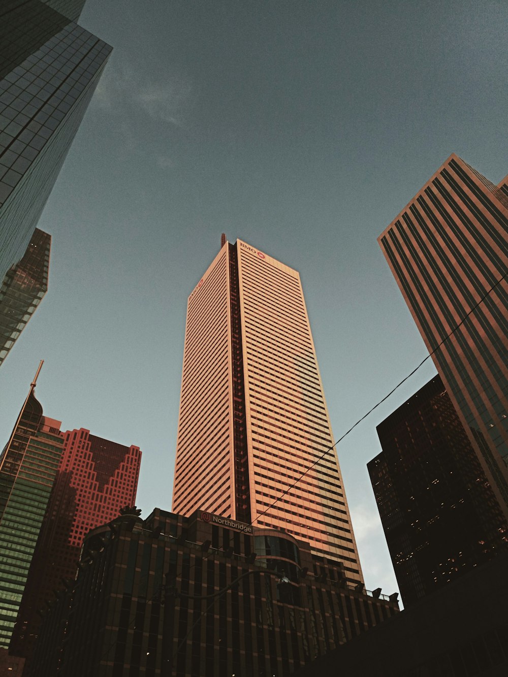 a group of tall buildings