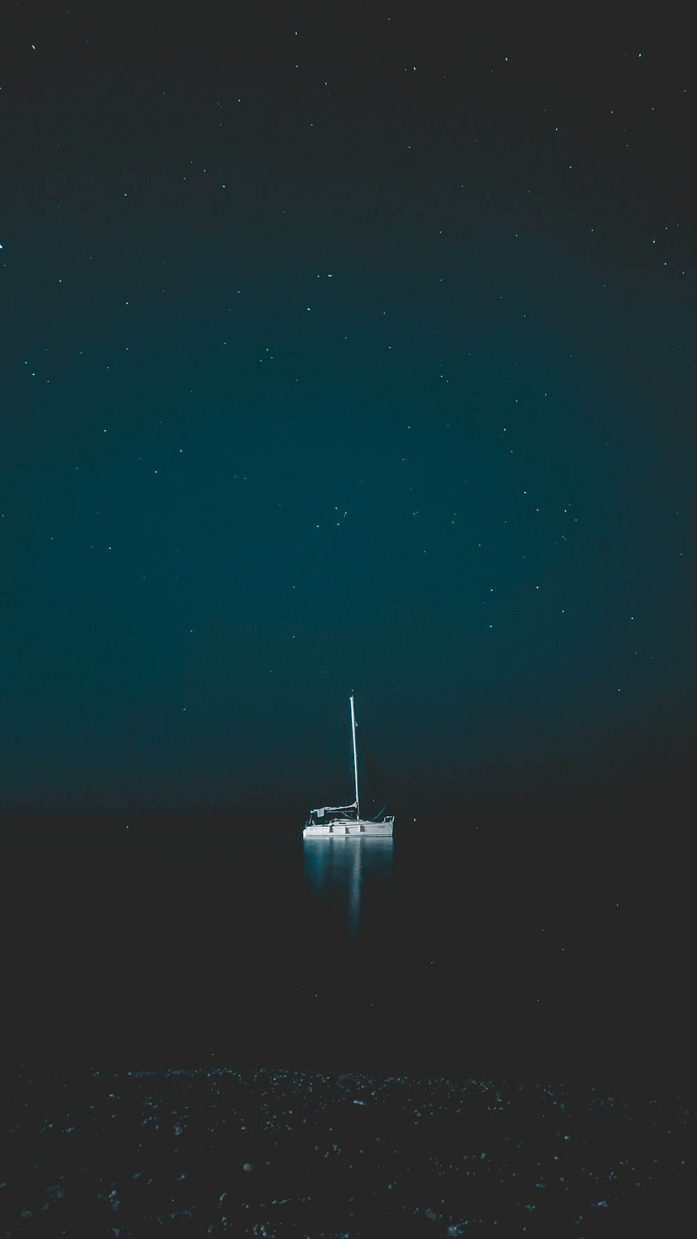 a boat in the water