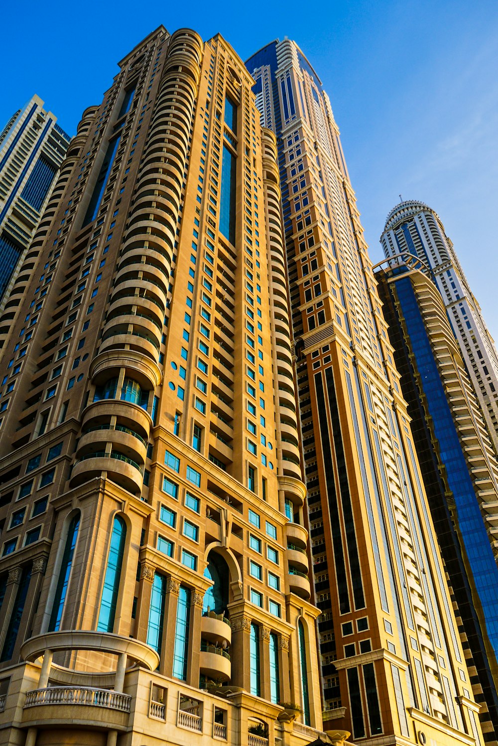 a low angle view of a building