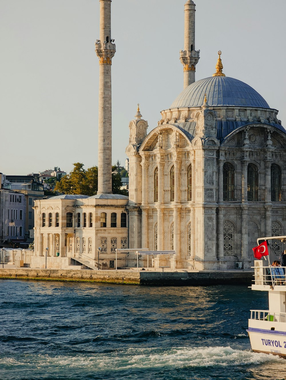 a building with towers and a dome