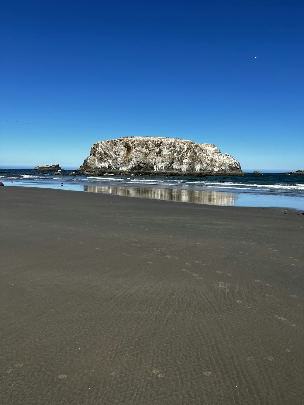 a rock on a beach