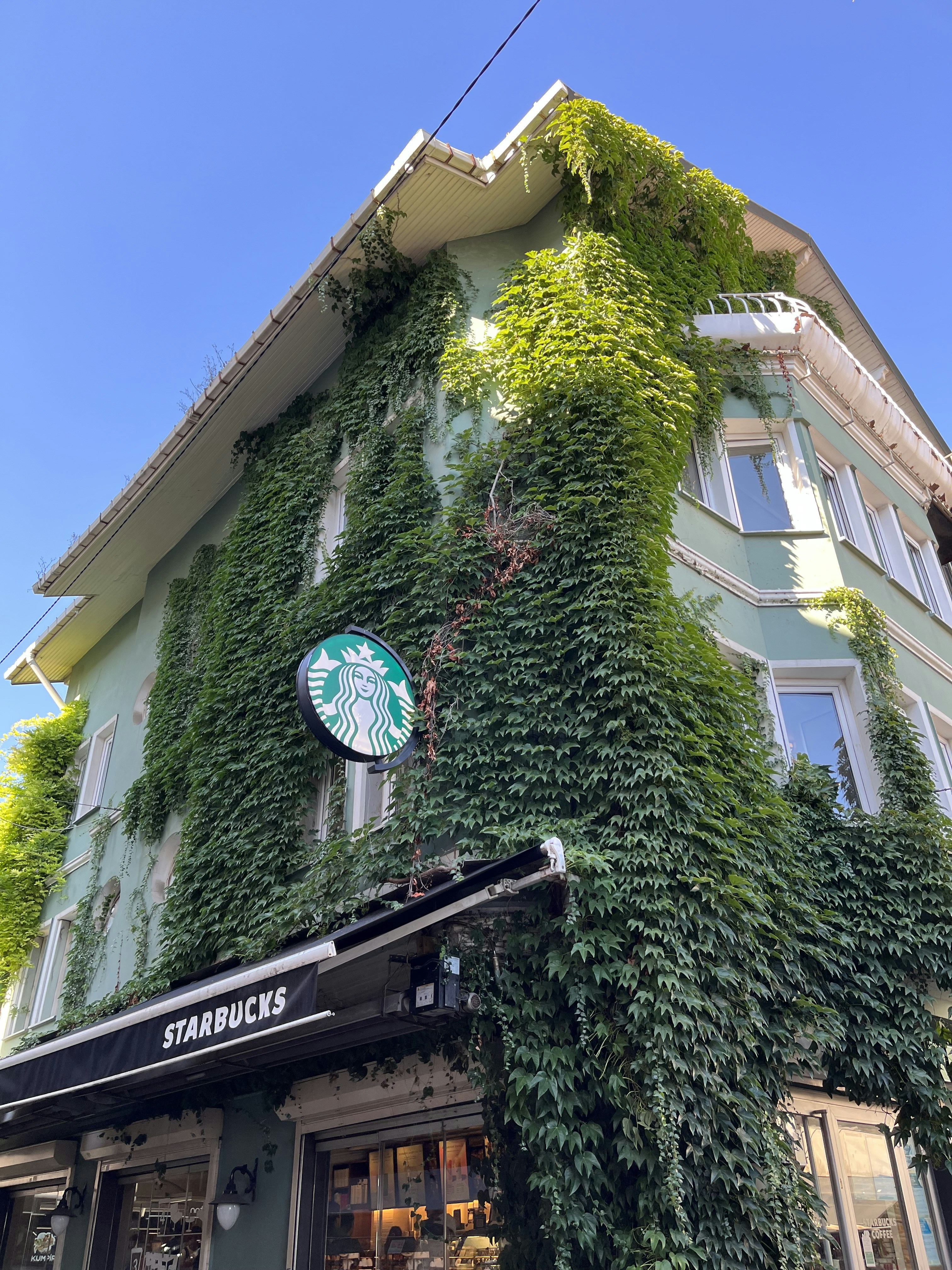 a clock on a building