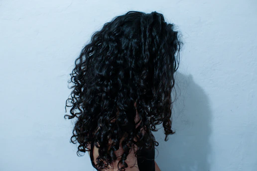 a person with the hair pulled back