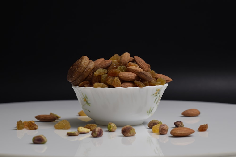a bowl of nuts