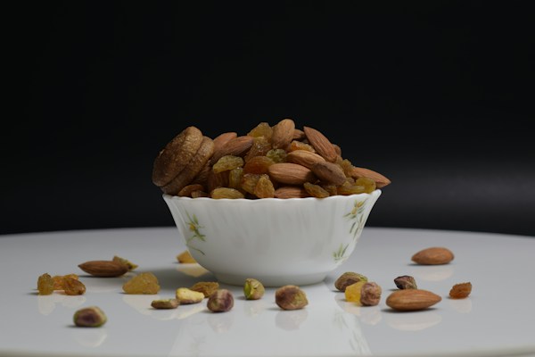 A bowl of mixed nuts