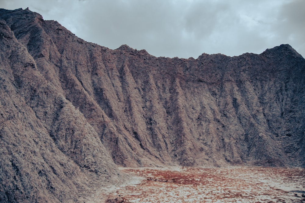 a large rocky mountain