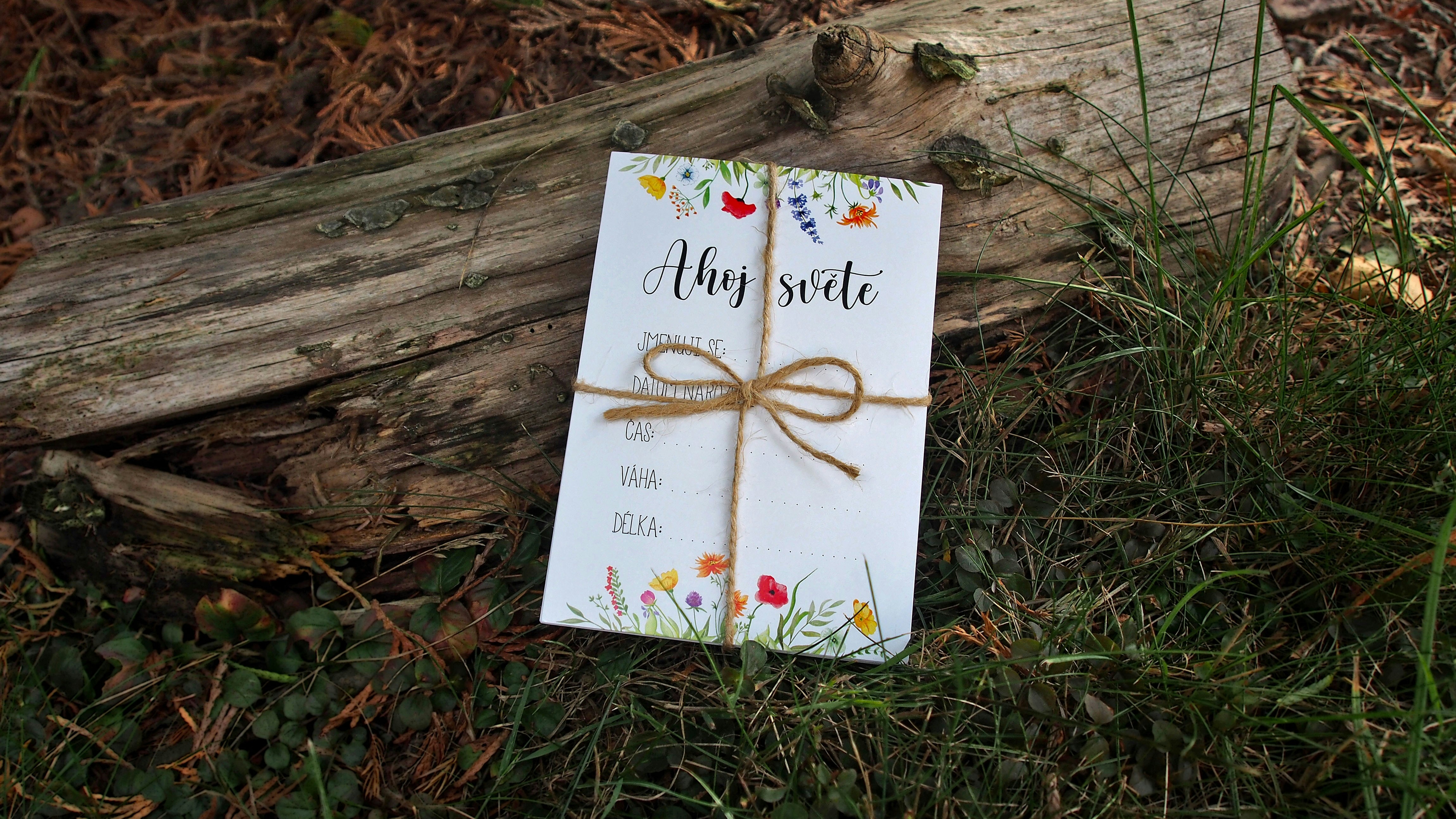 Ένα όμορφα τυλιγμένο δώρο γενεθλίων με μια κάρτα που γράφει 'Χρόνια Πολλά Συνυφάδα'