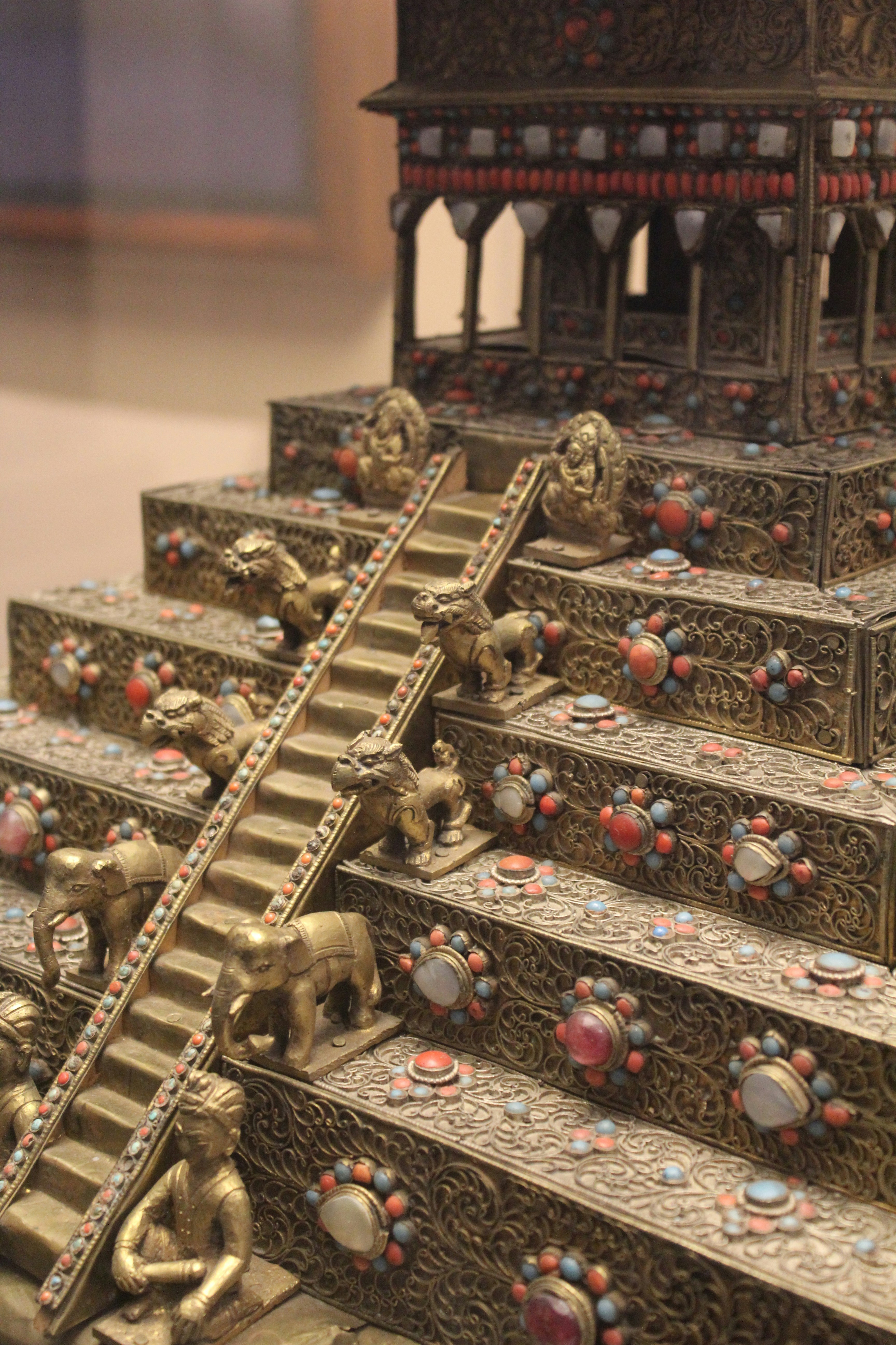 Un modelo de madera de una casa