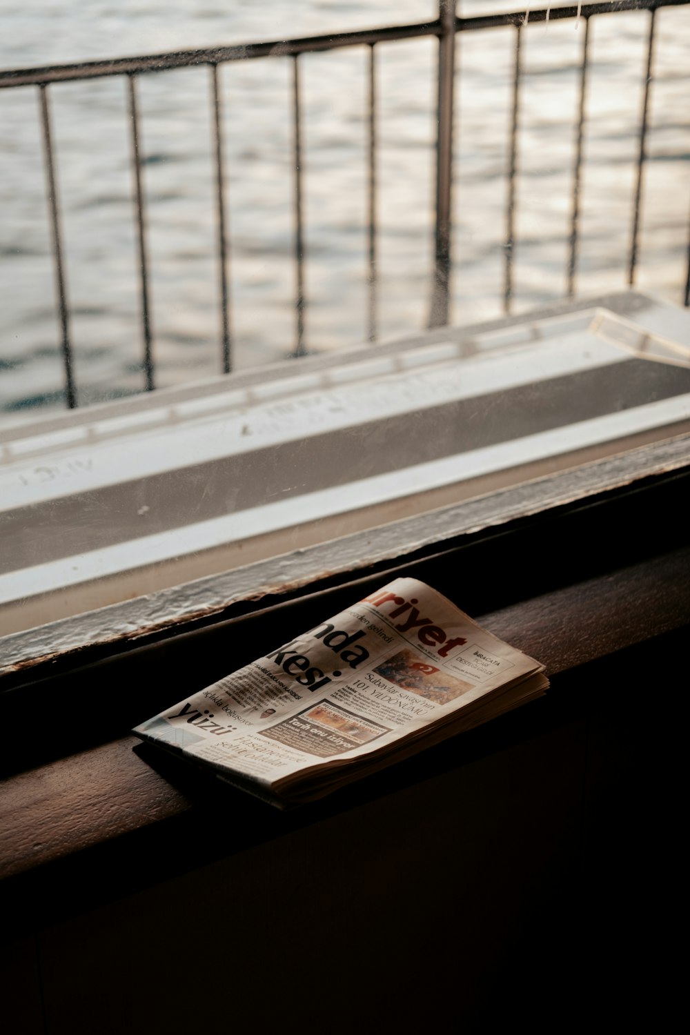 a book on a table