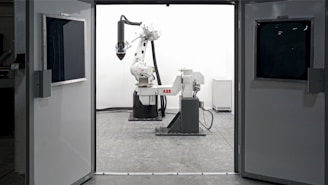 a machine in a room