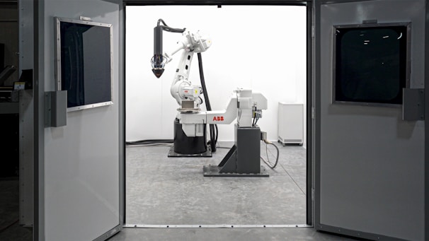 a machine in a room