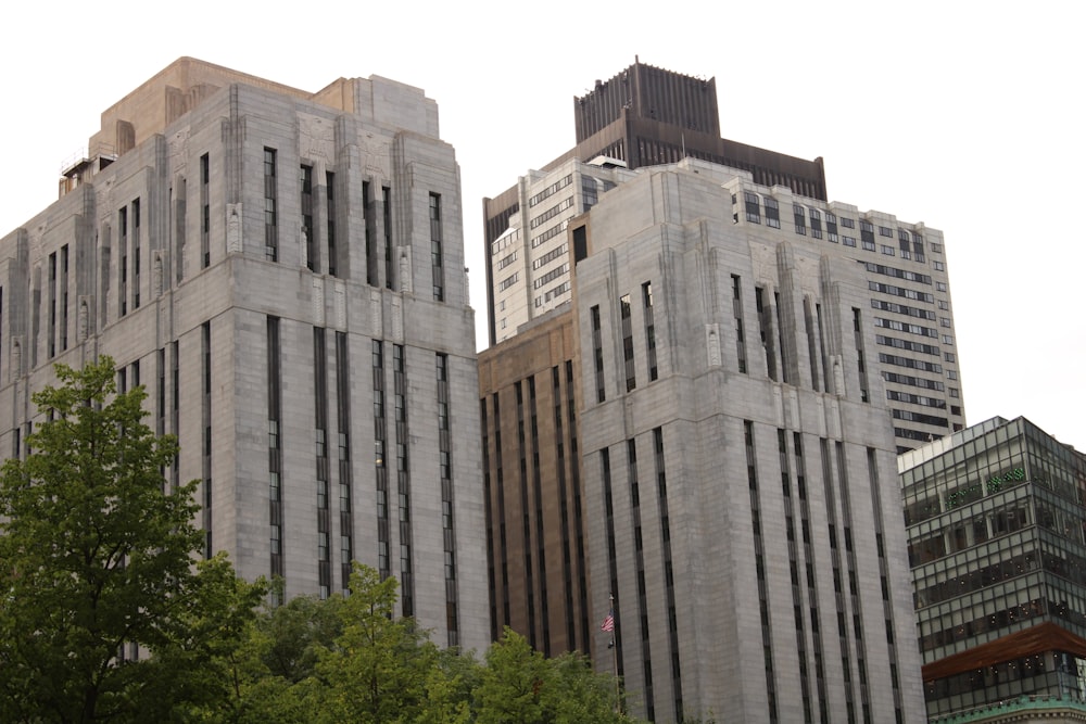 a couple of large buildings